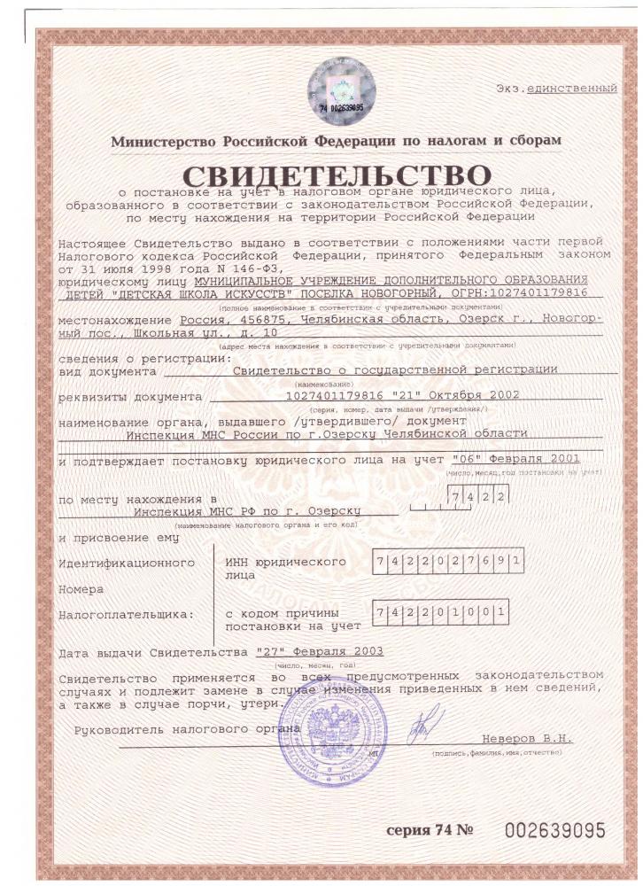 ИНН, КПП